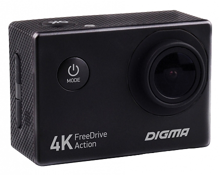 Видеорегистратор Digma FreeDrive Action 4K черный 