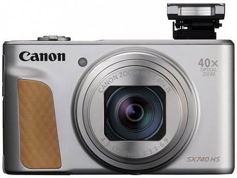 Фотоаппарат цифровой Canon PowerShot SX740HS серебристый 21.1Mpix 