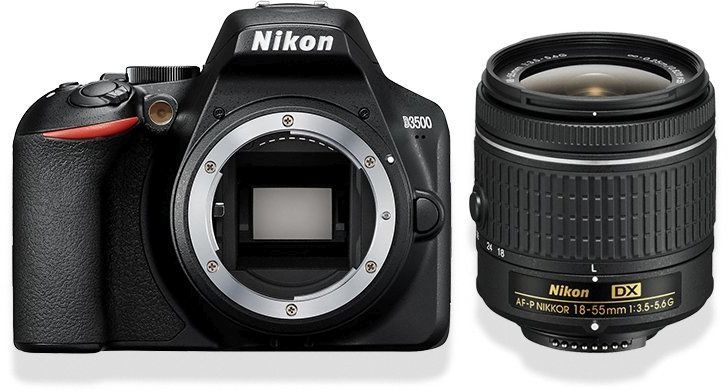 Фотоаппарат зеркальный Nikon D3500 AF-P 18-55 non VR black 