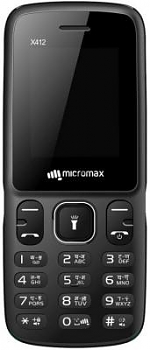 Мобильный телефон Micromax X412 32Mb серый/черный 
