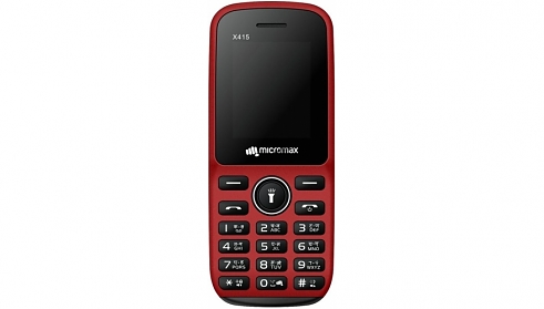 Мобильный телефон Micromax X415 32Mb красный 