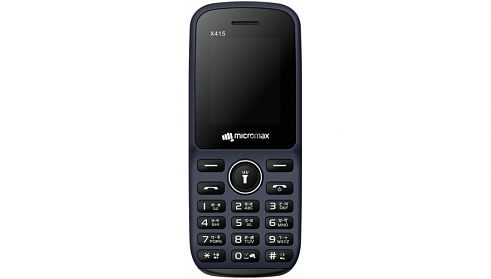 Мобильный телефон Micromax X415 32Mb синий 
