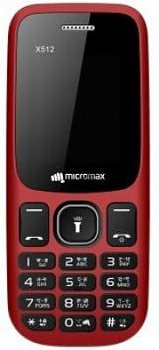 Мобильный телефон Micromax X512 32Mb красный 