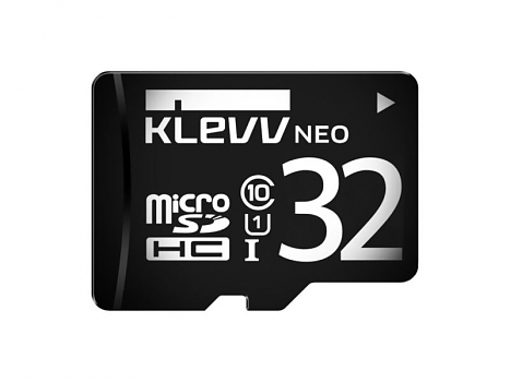 Флеш карта KLEVV microSDHC NEO 32GB CL10 U1+адаптер 