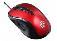 Мышь Oklick 385M черный/красный USB 