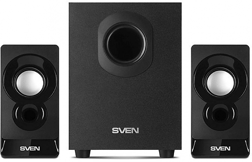 Акустическая система Sven MS-85 2.1 черный 10Вт 