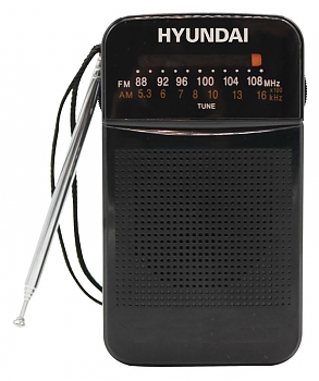 Радиоприемник Hyundai H-PSR110 черный 