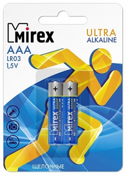 Батарейка Mirex LR03 SP-2 