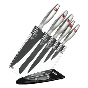 Набор ножей Vitesse VS 2708 5 ножей, подставка 