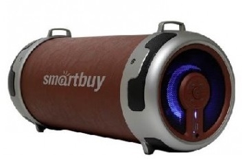 Акустическая система SmartBuy STINGER, Bluetooth, MP3, FM, коричнев кожа (SBS-102)/6 