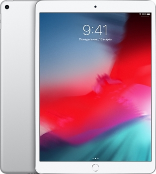 Планшетный компьютер Apple iPad Air Wi-Fi + Cellular 64GB Silver 2019 (MV0E2RU/A) 