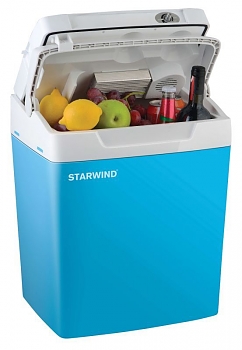 Холодильник авто StarWind CF-129 29л 48Вт синий/серый 