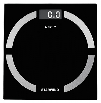 Весы напольные StarWind SSP6051 черный 