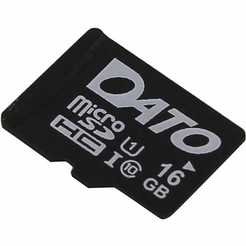 Флеш карта Dato micro SDHC 16Gb Class 10 DTTF016GUIC10 