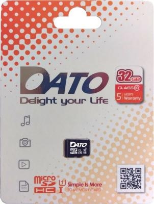 Флеш карта Dato micro SDHC 32Gb Class 10 DTTF032GUIC10 