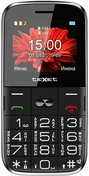 Мобильный телефон Texet TM-B227 Black 