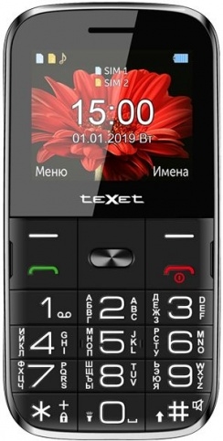 Мобильный телефон Texet TM-B227 Black 