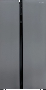 Холодильник Shivaki SBS-574DNFX нержавеющая сталь 