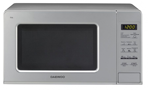 Микроволновая печь Daewoo KOR-770BS серебристый 