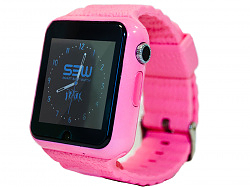 Смарт-часы SMART BABY WATCH SBW 3G SPORT розовые 
