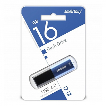 Флеш диск USB SmartBuy 16Gb X-Cut Sky Blue 