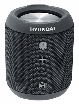 Портативная акустика Hyundai H-PAC300 черный 7W 