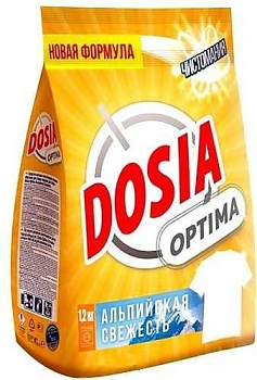 Порошок стиральный Dosia Optima Альпийская Свежесть универсал 1.2кг 