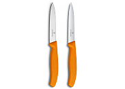 Набор ножей Victorinox Swiss Classic (6.7796.L9B) компл.:2шт оранжевый блистер 