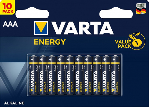 Батарейка Varta LR03 BL10 Energy 