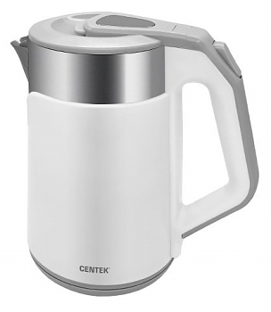 Чайник электрический Centek CT-0023 белый металл 
