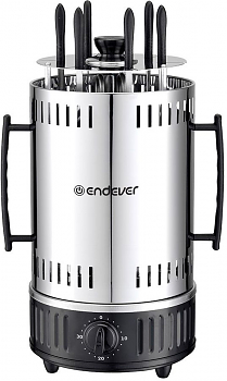 Шашлычница Endever Grillmaster-295 серебристый/черный 