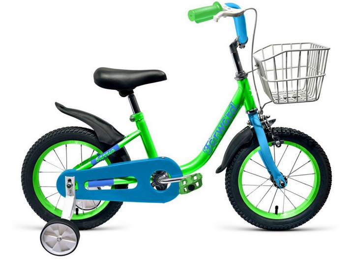Велосипед Forward BARRIO 16, сезон 2020-2021, зеленый 