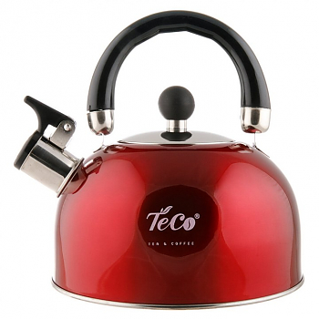 Чайник Teco TC-117, нерж. сталь, красный 